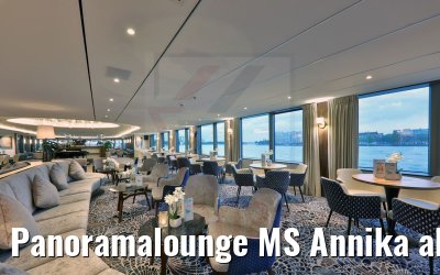 Panoramalounge MS Annika abends