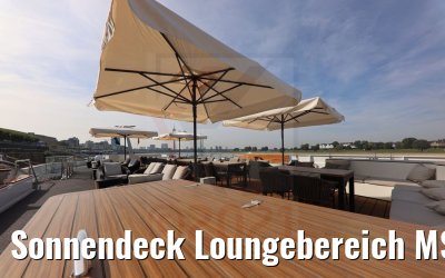 Sonnendeck Loungebereich MS Annika