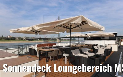 Sonnendeck Loungebereich MS Annika