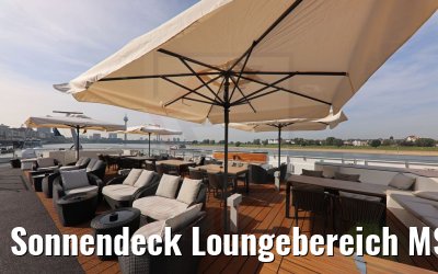 Sonnendeck Loungebereich MS Annika
