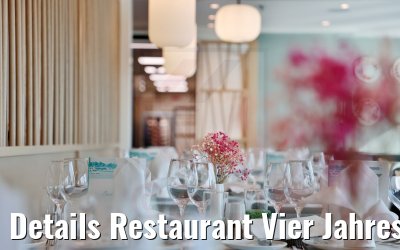 Details Restaurant Vier Jahreszeiten MS Antonia