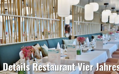 Details Restaurant Vier Jahreszeiten MS Antonia