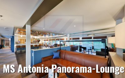MS Antonia Panorama-Lounge und Bar