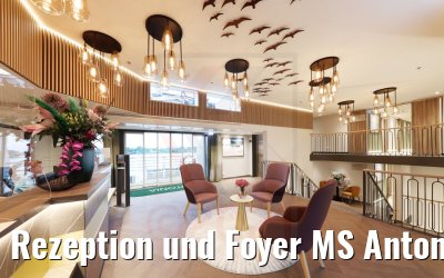 Rezeption und Foyer MS Antonia