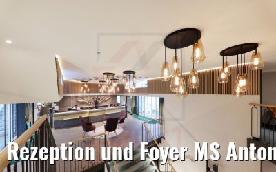 Rezeption und Foyer MS Antonia