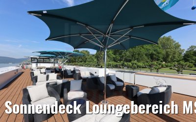 Sonnendeck Loungebereich MS Antonia