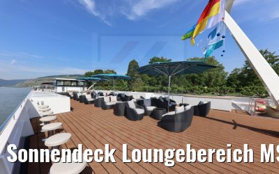 Sonnendeck Loungebereich MS Antonia