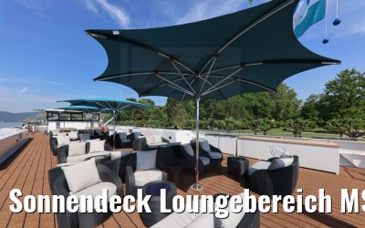 Sonnendeck Loungebereich MS Antonia