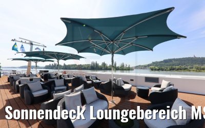 Sonnendeck Loungebereich MS Antonia