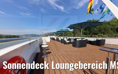 Sonnendeck Loungebereich MS Antonia