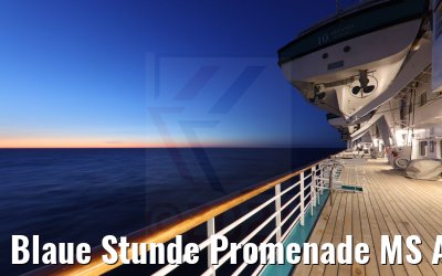Blaue Stunde Promenade MS Artania 18.07.2021