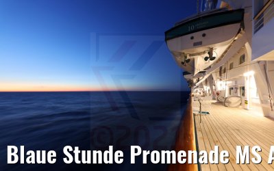 Blaue Stunde Promenade MS Artania 18.07.2021