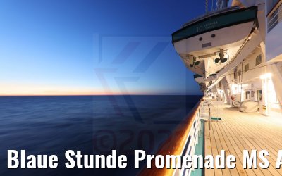 Blaue Stunde Promenade MS Artania 18.07.2021