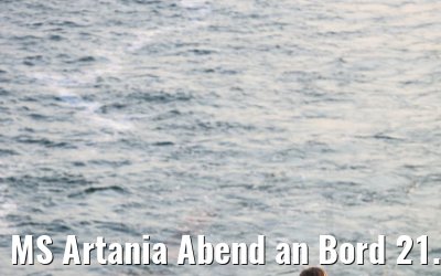 MS Artania Abend an Bord 21.07.2021