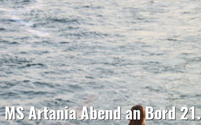 MS Artania Abend an Bord 21.07.2021