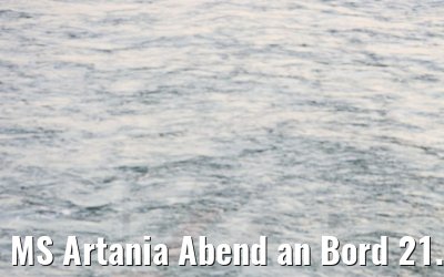 MS Artania Abend an Bord 21.07.2021