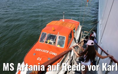 MS Artania auf Reede vor Karlskrona 22.07.2021