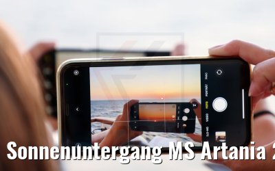 Sonnenuntergang MS Artania 22.07.2021