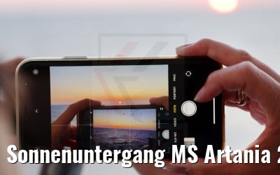 Sonnenuntergang MS Artania 22.07.2021