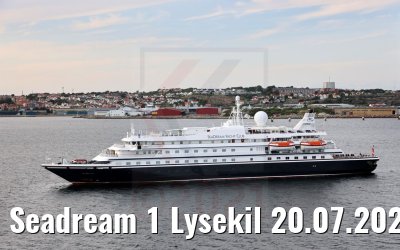 Seadream 1 Lysekil 20.07.2021