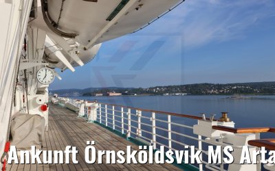 Ankunft Örnsköldsvik MS Artania 25.07.2021