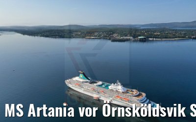 MS Artania vor Örnsköldsvik Schweden 25.07.2021