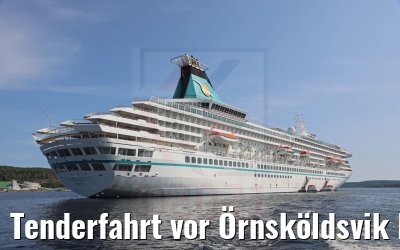 Tenderfahrt vor Örnsköldsvik MS Artania 25.07.2021