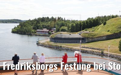 Fredriksborgs Festung bei Stockholm MS Artania 23.07.2021