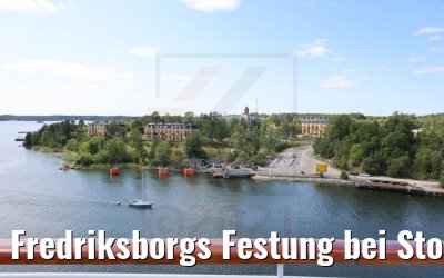 Fredriksborgs Festung bei Stockholm MS Artania 23.07.2021