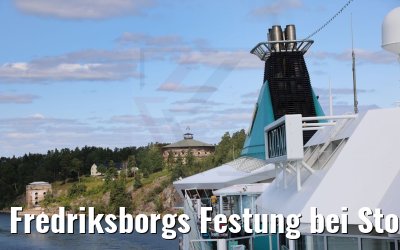 Fredriksborgs Festung bei Stockholm MS Artania 23.07.2021
