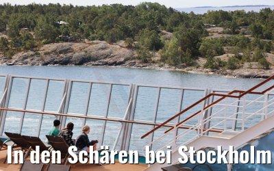 In den Schären bei Stockholm MS Artania 23.07.2021