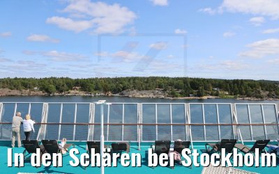In den Schären bei Stockholm MS Artania 23.07.2021