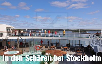 In den Schären bei Stockholm MS Artania 23.07.2021