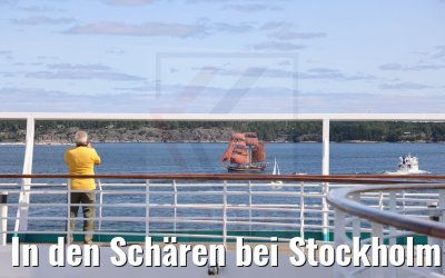 In den Schären bei Stockholm MS Artania 23.07.2021