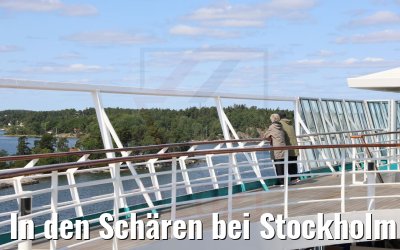 In den Schären bei Stockholm MS Artania 23.07.2021
