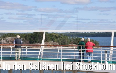 In den Schären bei Stockholm MS Artania 23.07.2021