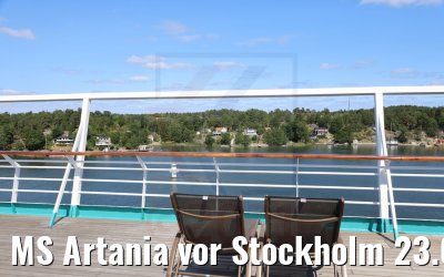 MS Artania vor Stockholm 23.07.2021