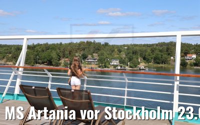 MS Artania vor Stockholm 23.07.2021