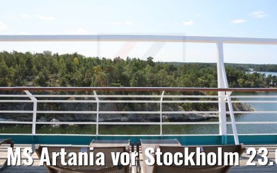 MS Artania vor Stockholm 23.07.2021