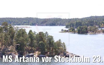 MS Artania vor Stockholm 23.07.2021
