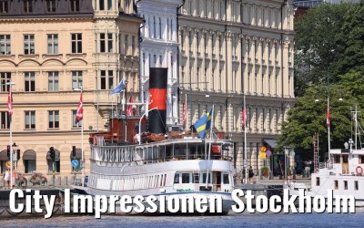 City Impressionen Stockholm boat tour 24.07.2021