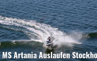 MS Artania Auslaufen Stockholm Schären 24.07.2021