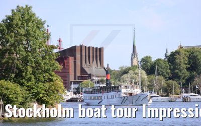 Stockholm boat tour Impressionen 24.07.2021