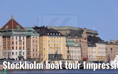 Stockholm boat tour Impressionen 24.07.2021