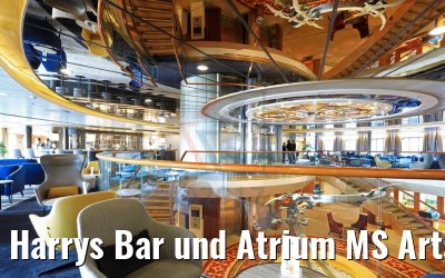 Harrys Bar und Atrium MS Artania 28.11.2017