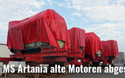 MS Artania alte Motoren abgestellt 06.11.2014