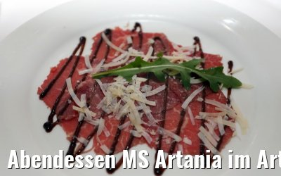 Abendessen MS Artania im Artania Restaurant