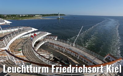 Leuchtturm Friedrichsort Kiel MS Artania