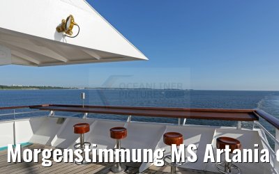 Morgenstimmung MS Artania einlaufend Kiel