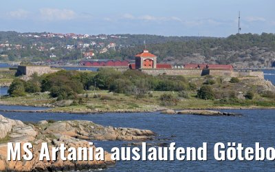MS Artania auslaufend Göteborg